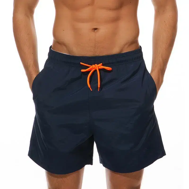 Maillot de Bain Homme Short Lacets Orange Maillot de Bain Homme Short Lacets Orange