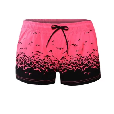 Maillot de Bain Homme Short Imprimé Oiseaux
