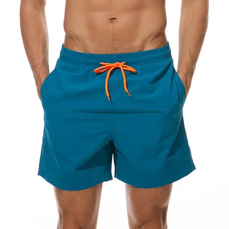 Maillot de Bain Homme Short Lacets Orange Maillot de Bain Homme Short Lacets Orange