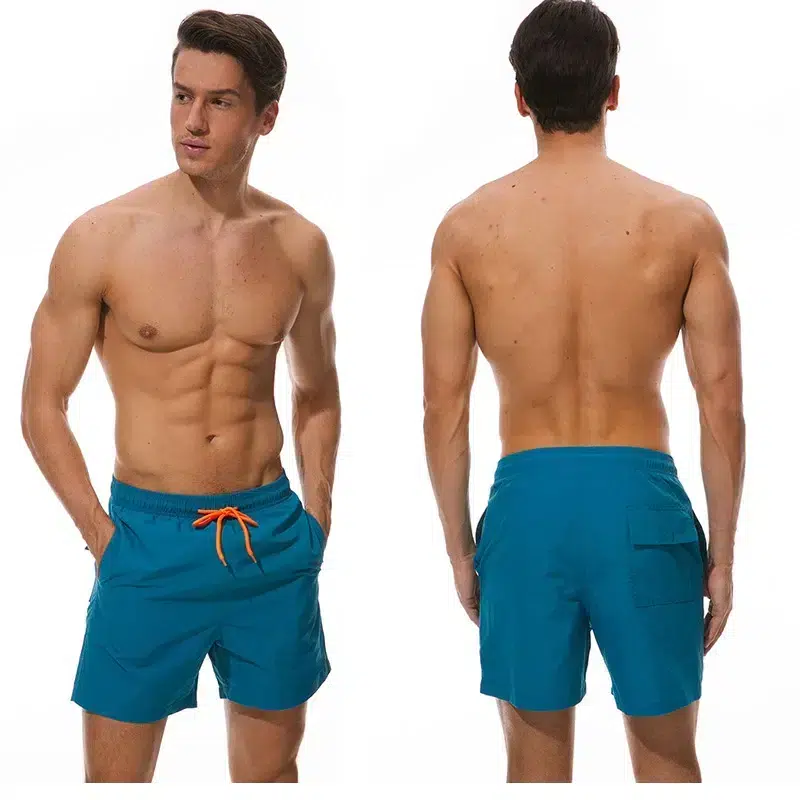 Maillot de Bain Homme Short Lacets Orange Maillot de Bain Homme Short Lacets Orange