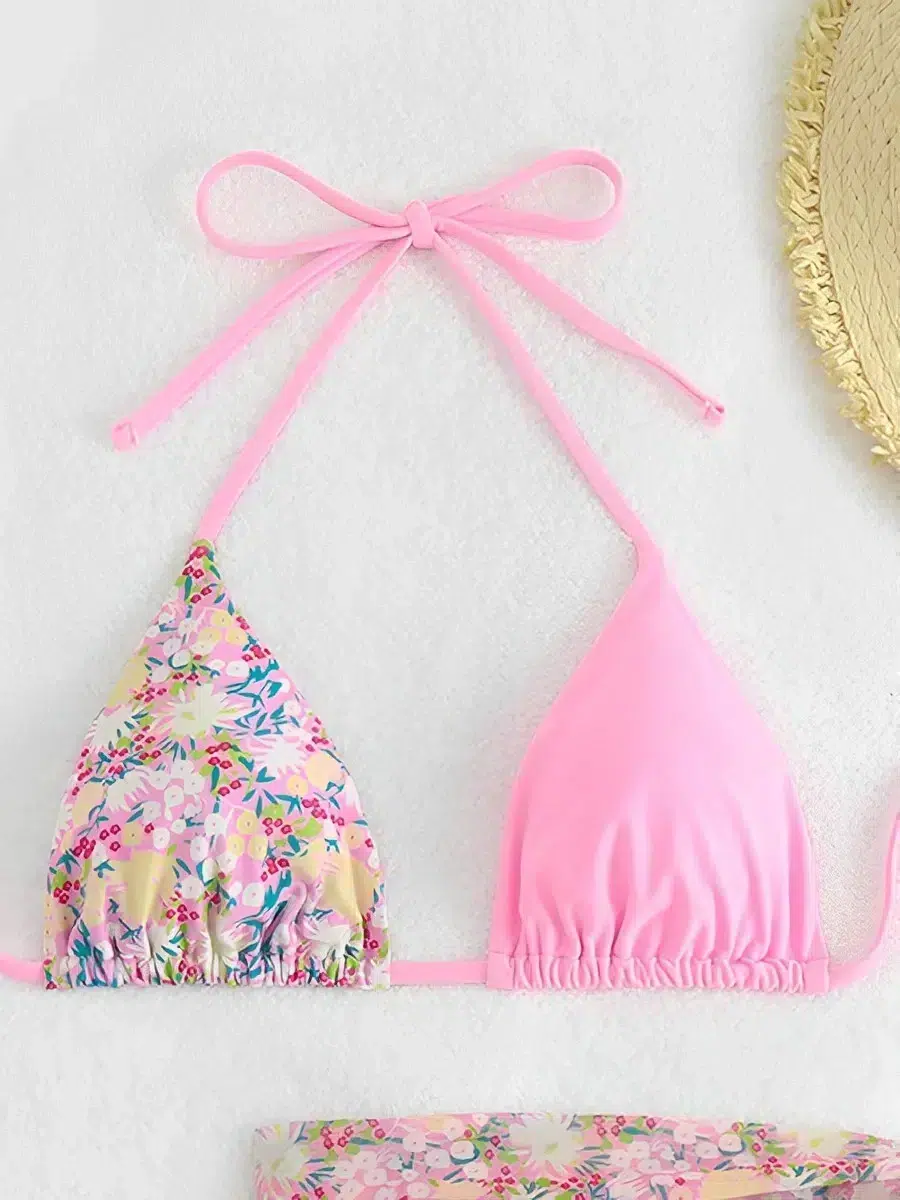 Maillot de Bain Triangle Rembourré pour Femmes Maillot de Bain Triangle Rembourré pour Femmes
