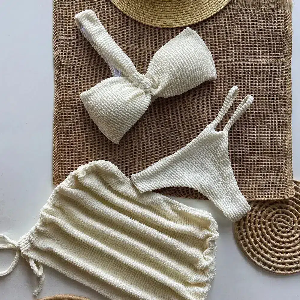 Maillot de Bain Tanga en Maille Maillot de Bain Tanga en Maille