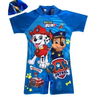 Maillot de Bain Pat Patrouille avec les Chiots Héros
