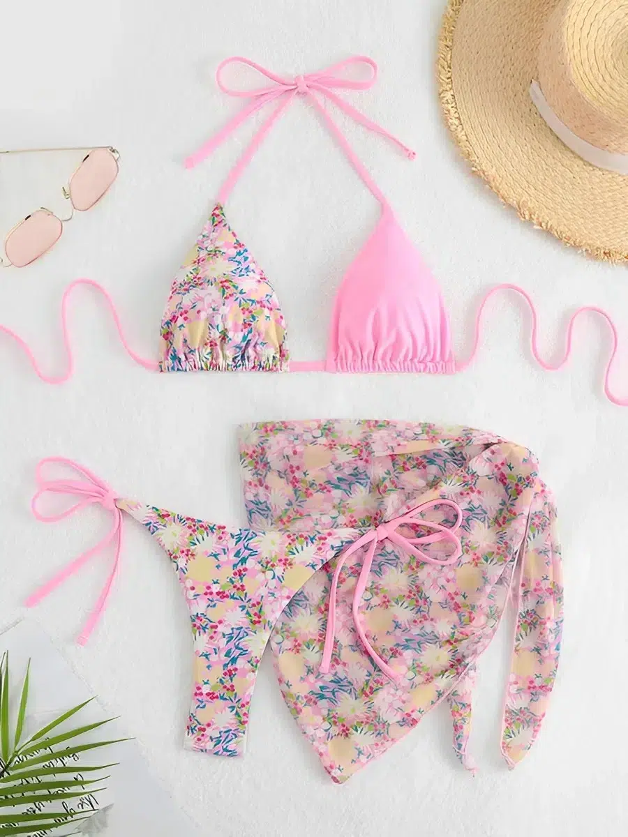 Maillot de Bain Triangle Rembourré pour Femmes Maillot de Bain Triangle Rembourré pour Femmes