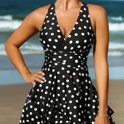 Maillot de Bain Vintage Jupette