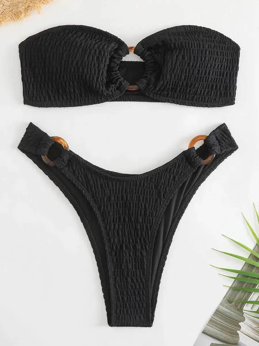 Maillot de Bain Brésilien Texturé Maillot de Bain Brésilien Texturé