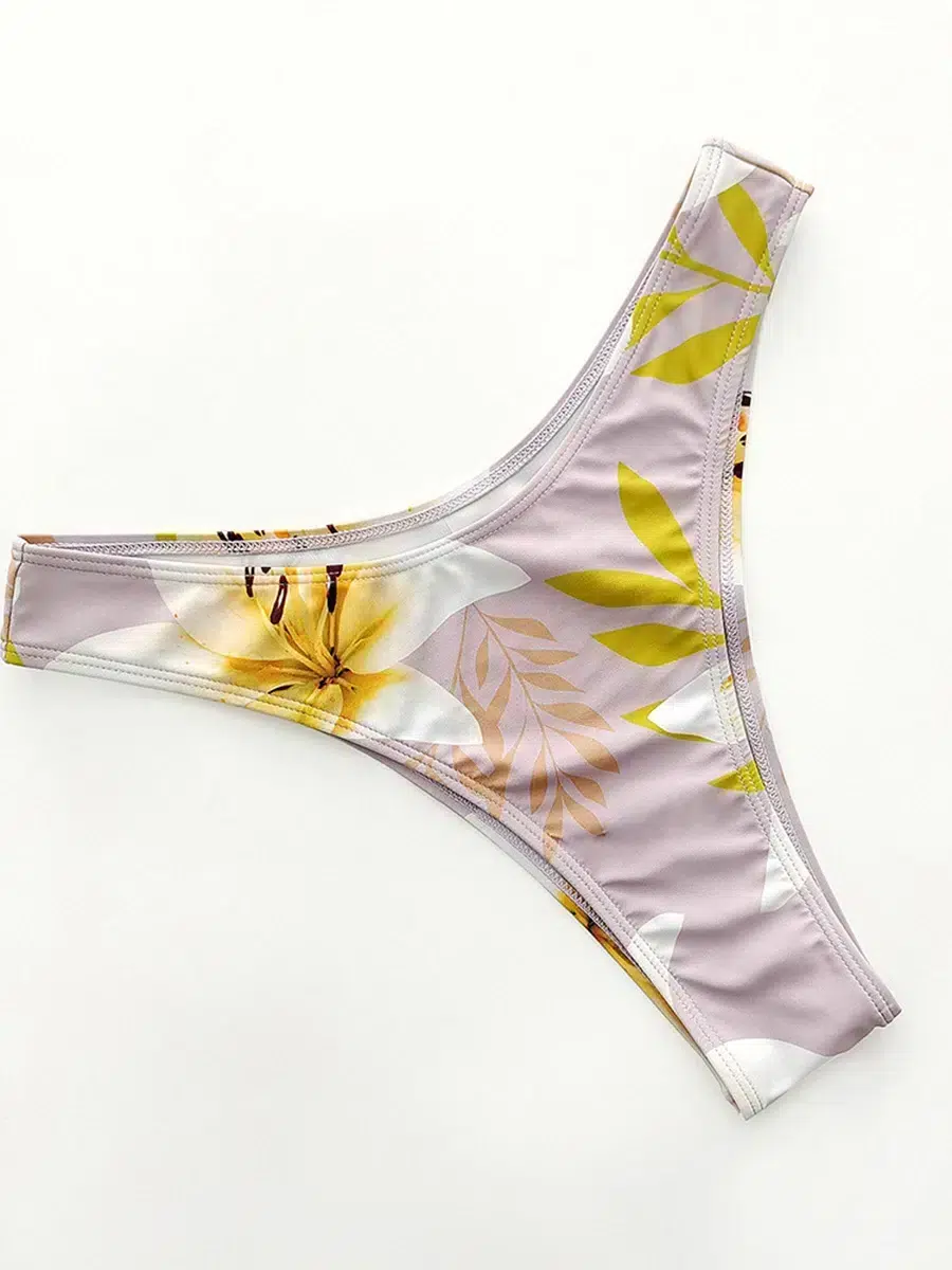 Maillot de Bain Trois Pièces à Volants Maillot de Bain Trois Pièces à Volants