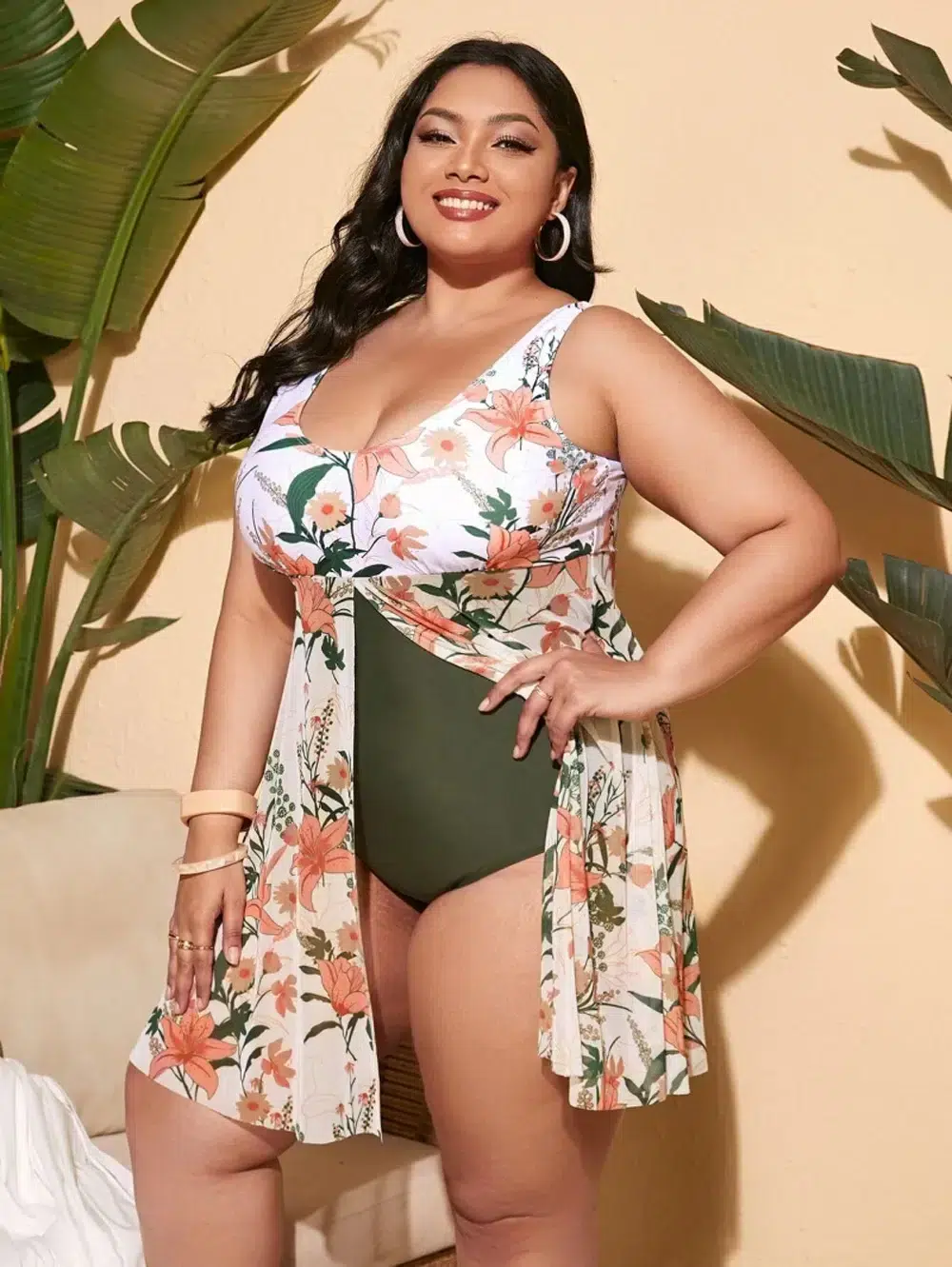 Maillot de Bain Floral Grande Taille Maillot de Bain Floral Grande Taille