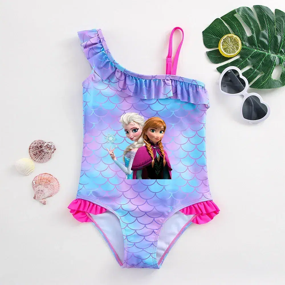 Maillot de Bain Reine des Neiges pour Petites Princesses Maillot de Bain Reine des Neiges pour Petites Princesses