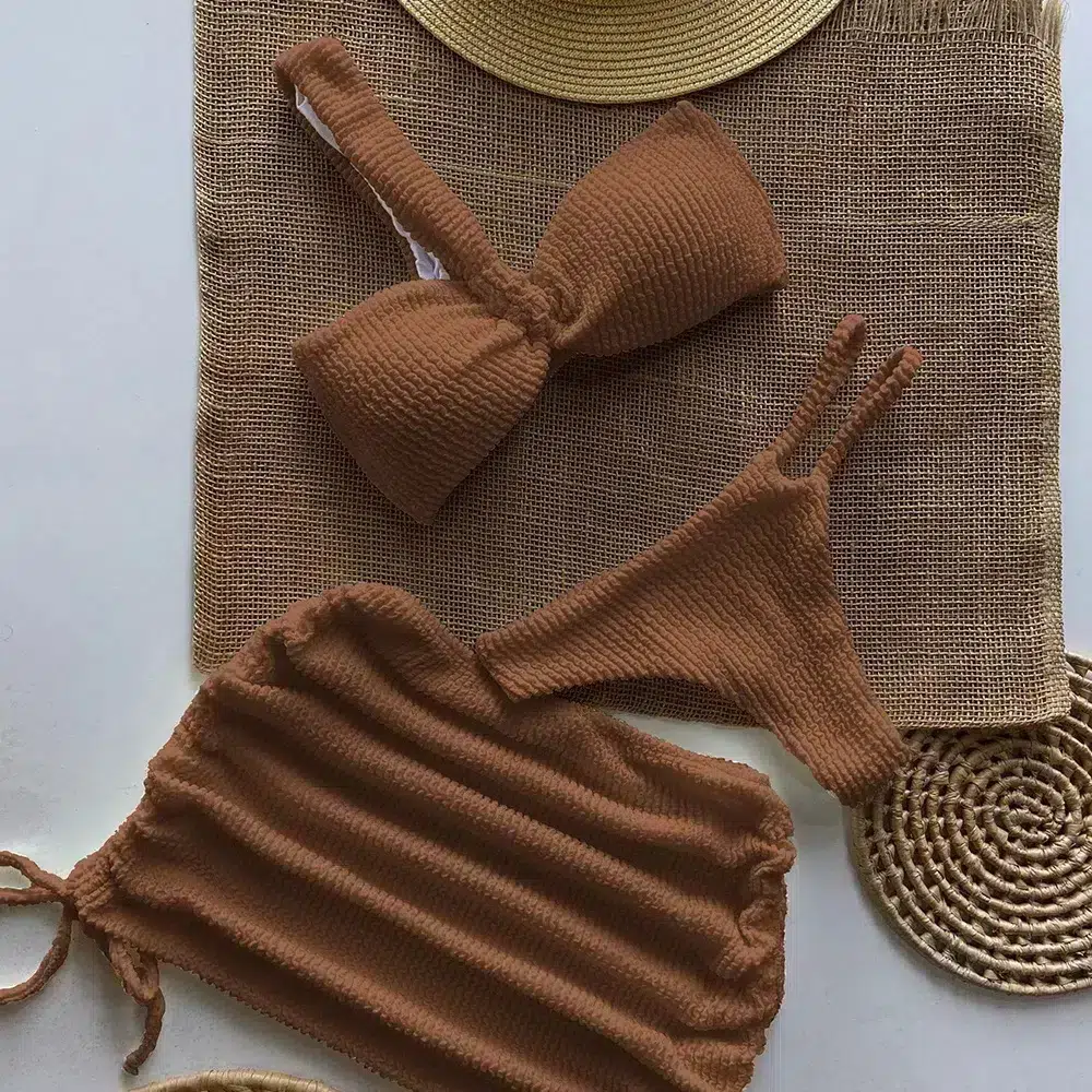Maillot de Bain Tanga en Maille Maillot de Bain Tanga en Maille