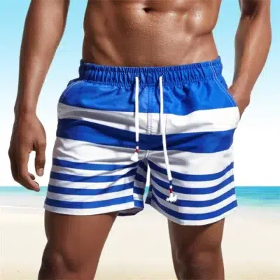Maillot de Bain Rayé Short pour Homme
