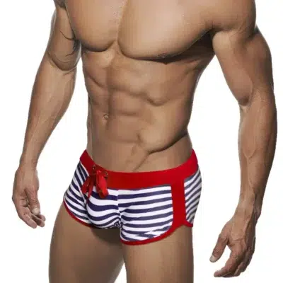 Maillot de Bain Homme  à Rayures Boxer