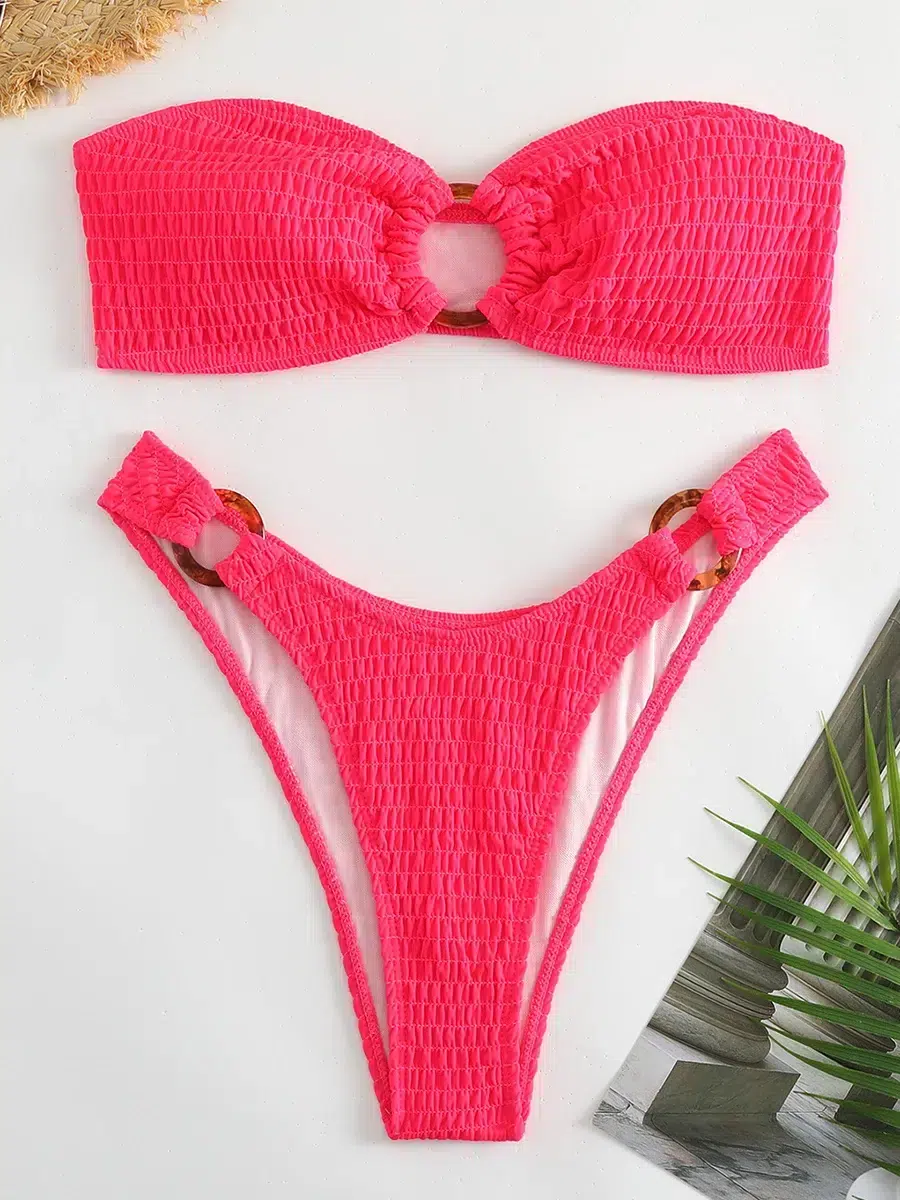 Maillot de Bain Brésilien Texturé Maillot de Bain Brésilien Texturé