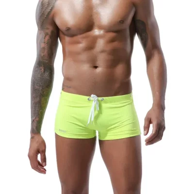 Maillot de Bain Homme Boxer Fluo