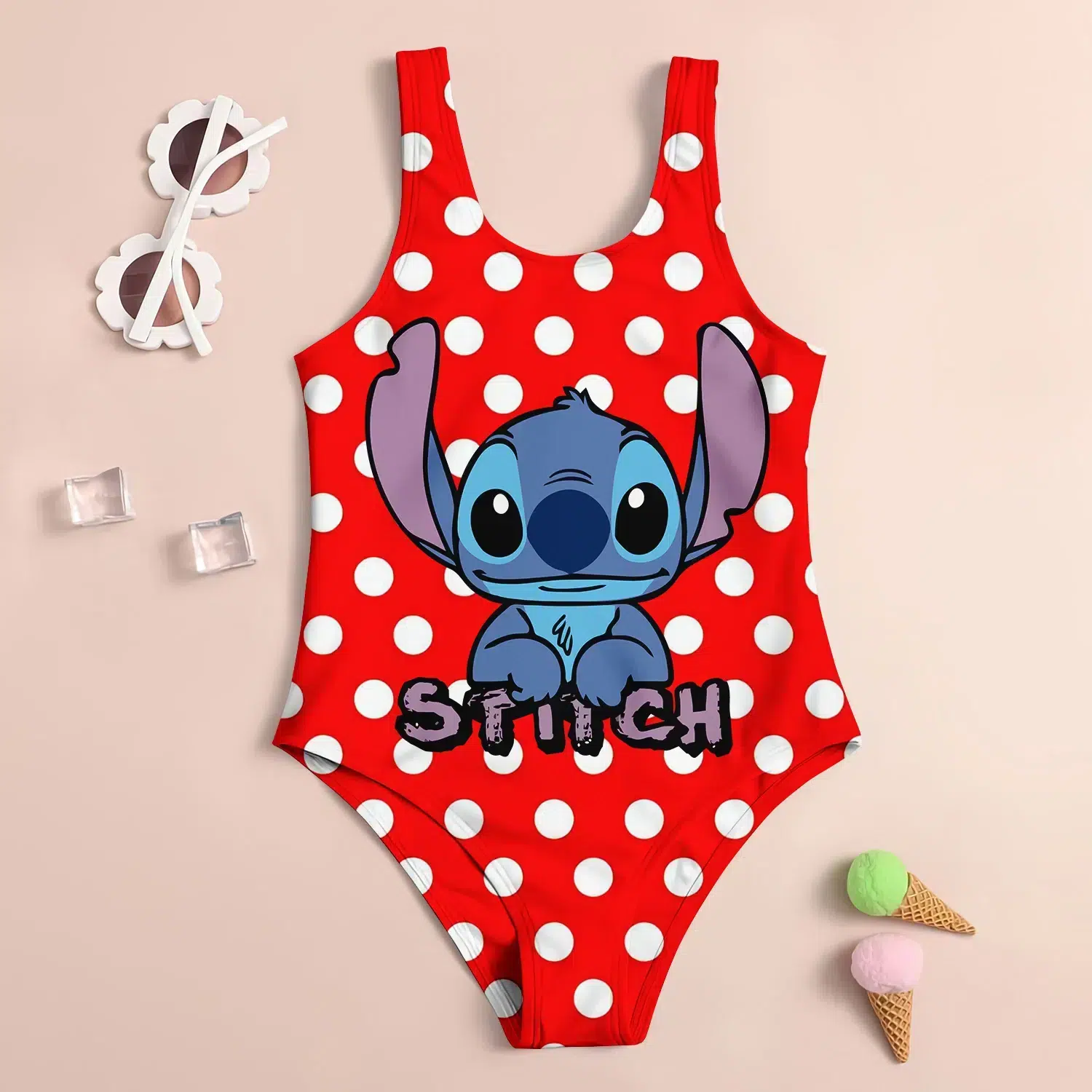 Maillot de Bain Stitch à Petit Pois Maillot de Bain Stitch à Petit Pois