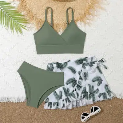 Maillot de Bain Fille à trois pièces