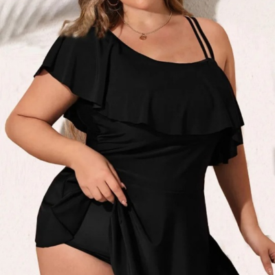 Maillot de Bain Jupette Grande Taille