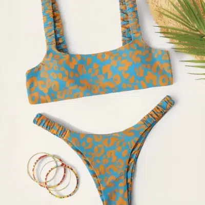 Maillot de Bain Tanga Coloré