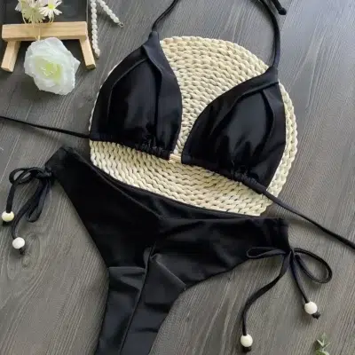 Maillot de Bain Brésilien Noir