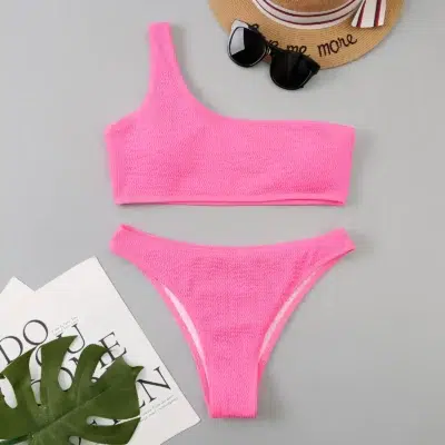 Maillot de Bain Sexy Couleur Unie